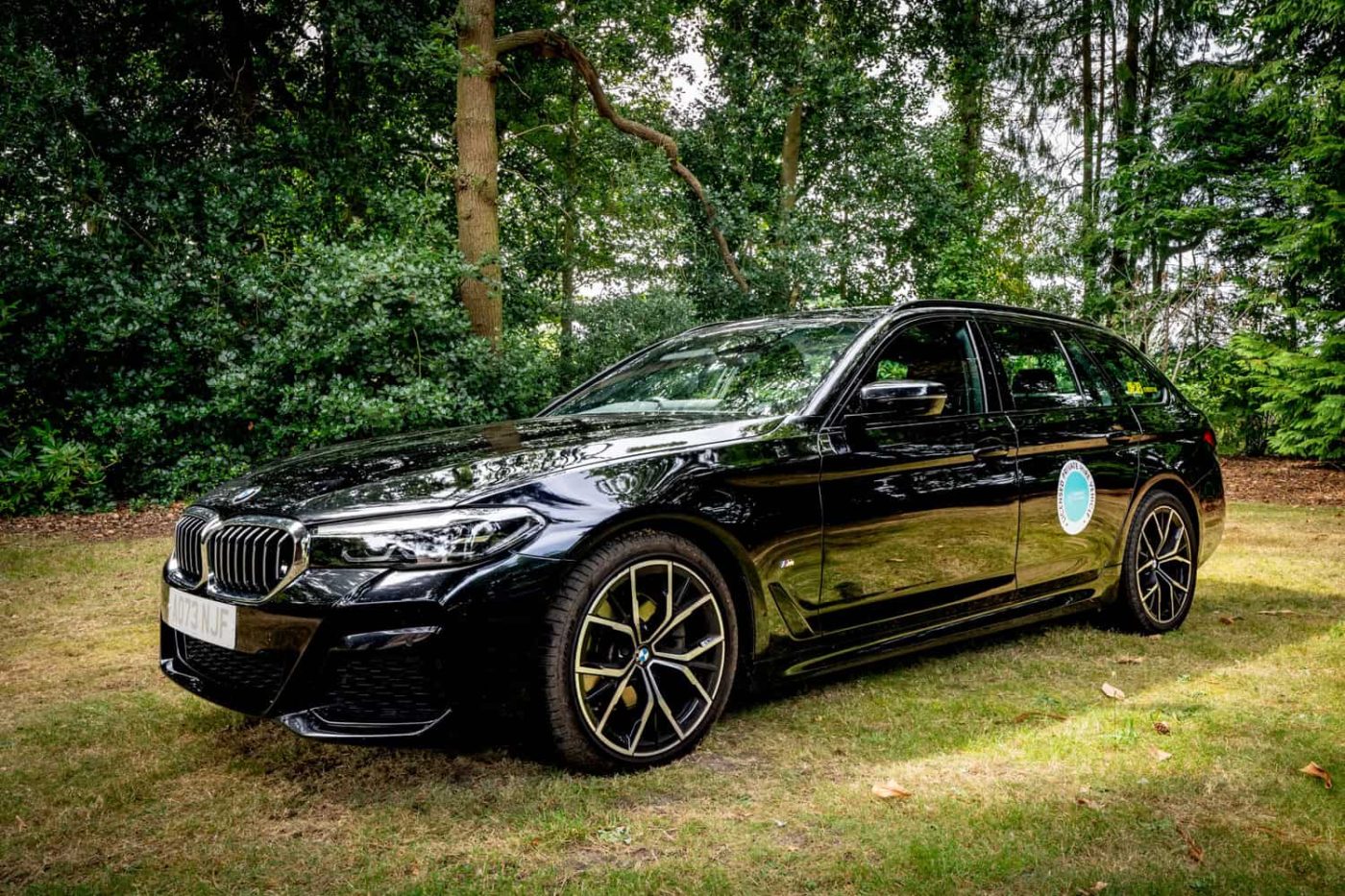 Black BMW M Sport Touring executive car in Norwich