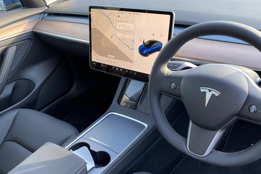 New eco-friendly Tesla's added to our Taxi Fleet 2 tesla dashboard view